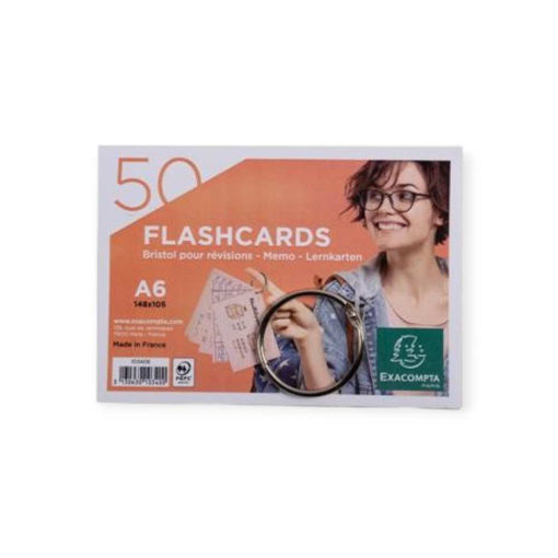 Picture of EXACOMPTA REVISION CARDS A6 X50